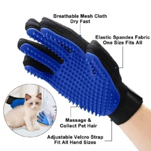 Pet Hair Removal Grooming Gloves