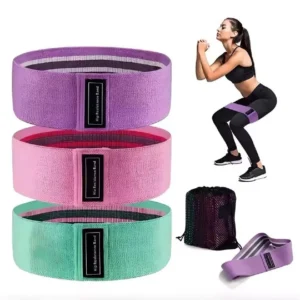 3Pcs Glutes & Hip Resistance Bands Set